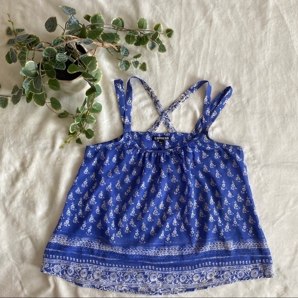 Express Tops - Blue and White Express top